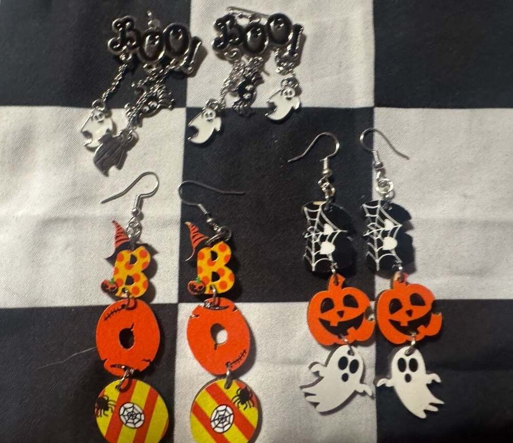 Unbranded Halloween Dangle Earrings Lot
